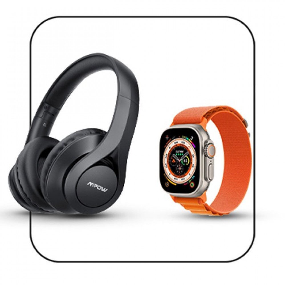 عرض الرياضة ( سماعة امباو الرياضية + ساعة شبيه الترا ابل )